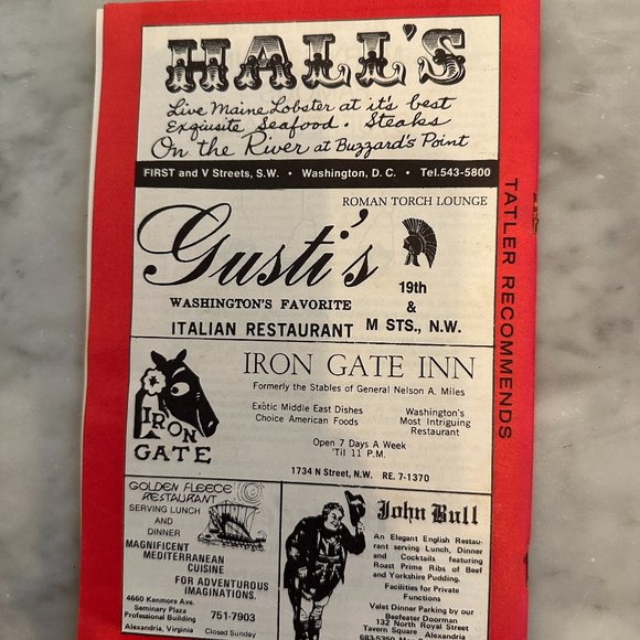 Vol. 12, No. 41, June 5, 1971 Town Tatler, Magazine Washington, DC - Picture 6 of 7